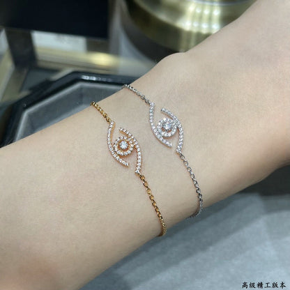 [⭐Seralia]Demo Eye Pave-Set Diamond Bracelet
