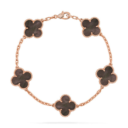 [⭐Seralia] CLOVER 5 MOTIF GRAY MOP BRACELET COLLECTION