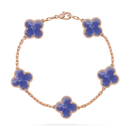 [⭐Seralia]CLOVER 5 MOTIF BLUE VEINS BRACELET COLLECTION