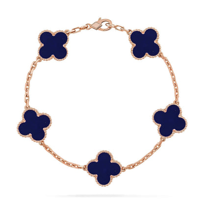 [⭐Seralia]CLOVER 5 MOTIF LAPIS LAZULI BRACELET COLLECTION