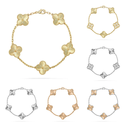 [⭐Seralia] CLOVER 5 MOTIF LASER BRACELET COLLECTION