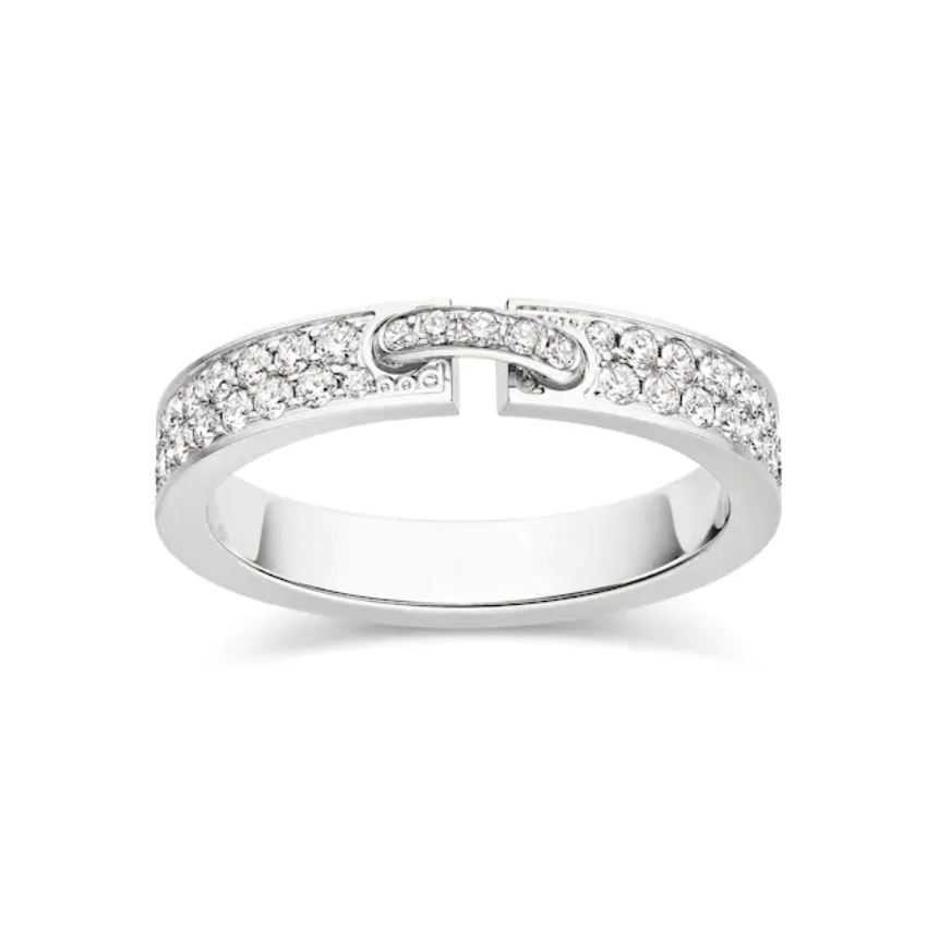 [⭐Seralia]ALLIANCE LIENS VIDENCE PAVED DIAMOND 4MM RING