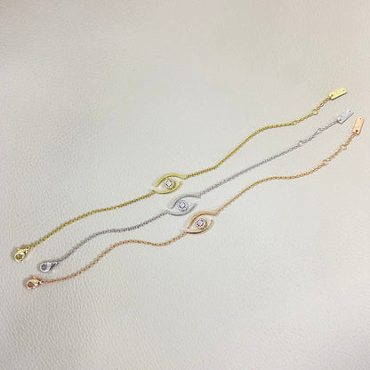 [⭐Seralia]Demo Eye Pave-Set Diamond Bracelet