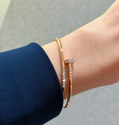 [⭐Seralia]JUSTE BRACELET 2.5MM DIAMONDS NEW