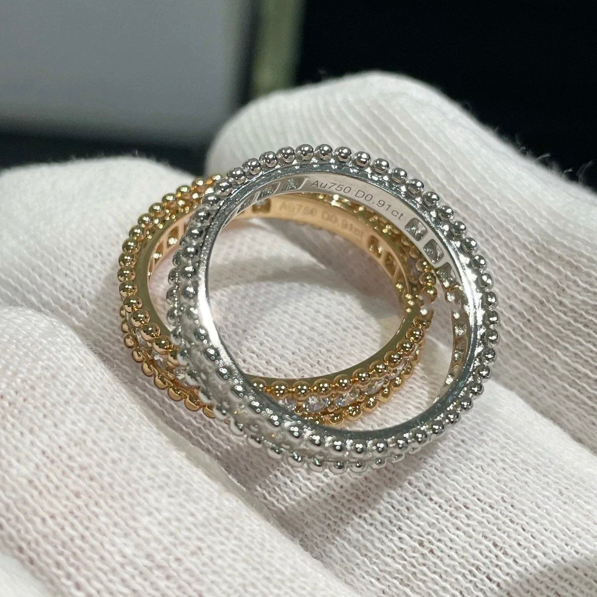 [⭐Seralia]PERLEE DIAMOND ROSE GOLD RING