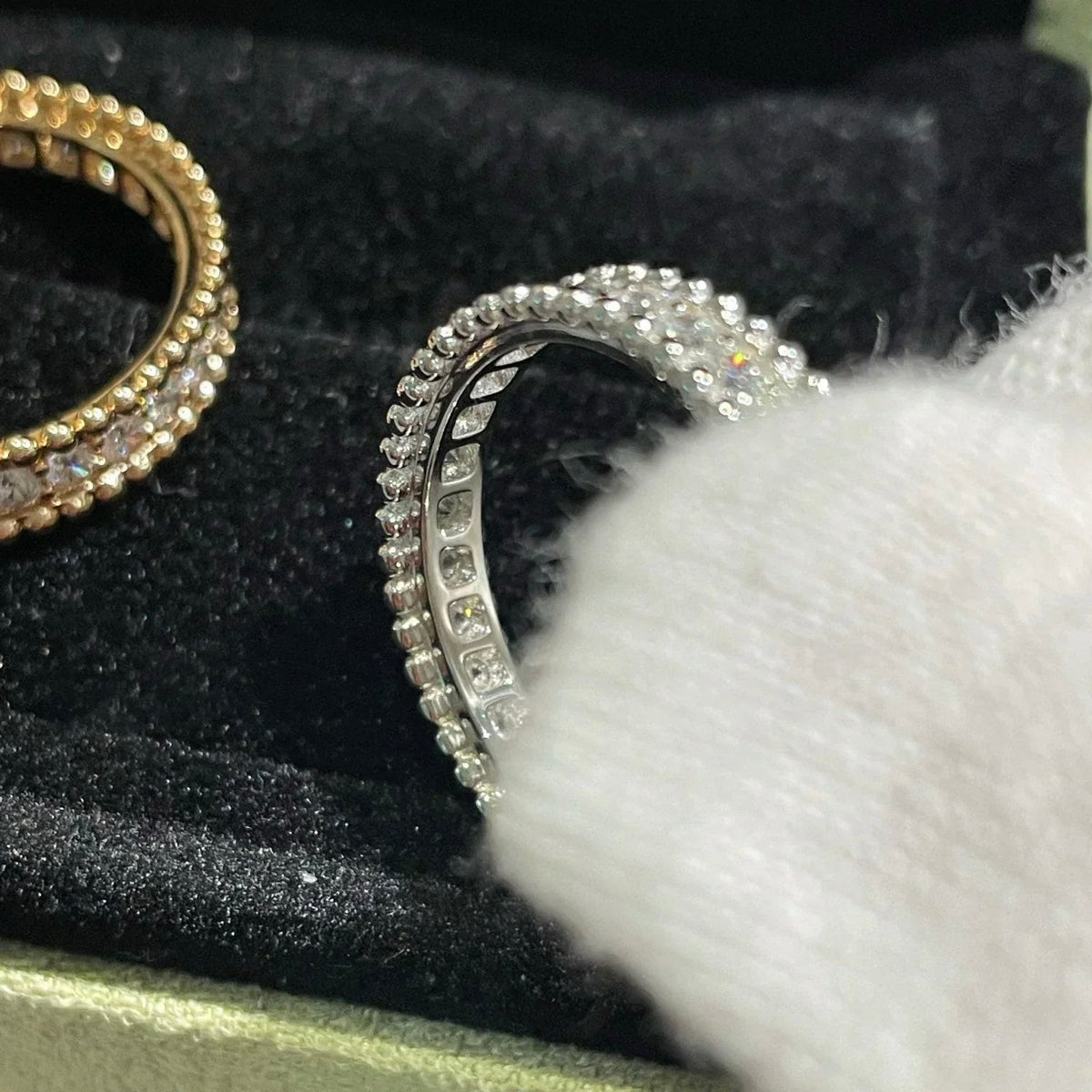 [⭐Seralia]PERLEE DIAMOND SILVER RING