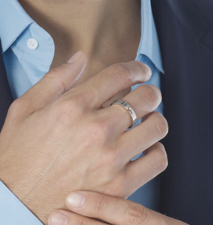 [⭐Seralia]ALLIANCE LIENS VIDENCE 4MM RING