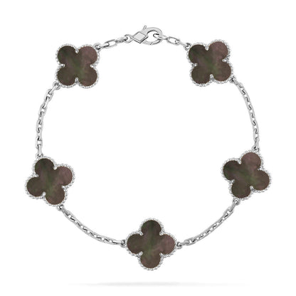 [⭐Seralia] CLOVER 5 MOTIF GRAY MOP BRACELET COLLECTION