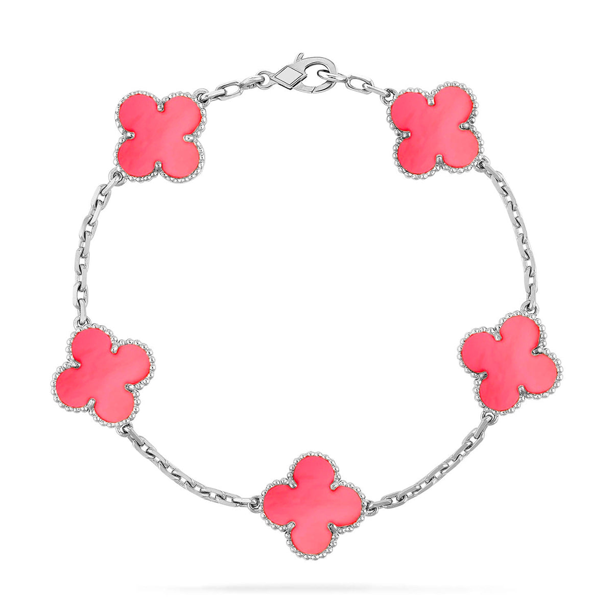 [⭐Seralia] CLOVER 5 MOTIFS  PINK MOP BRACELET COLLECTION