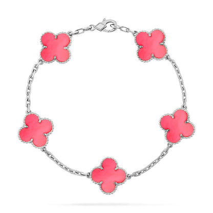 [⭐Seralia] CLOVER 5 MOTIFS  PINK MOP BRACELET COLLECTION