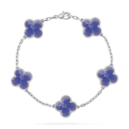 [⭐Seralia]CLOVER 5 MOTIF BLUE VEINS BRACELET COLLECTION