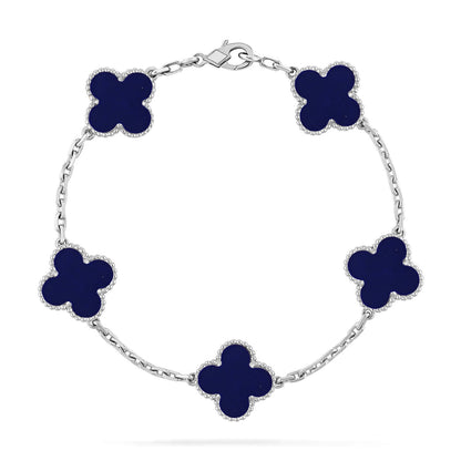 [⭐Seralia]CLOVER 5 MOTIF LAPIS LAZULI BRACELET COLLECTION