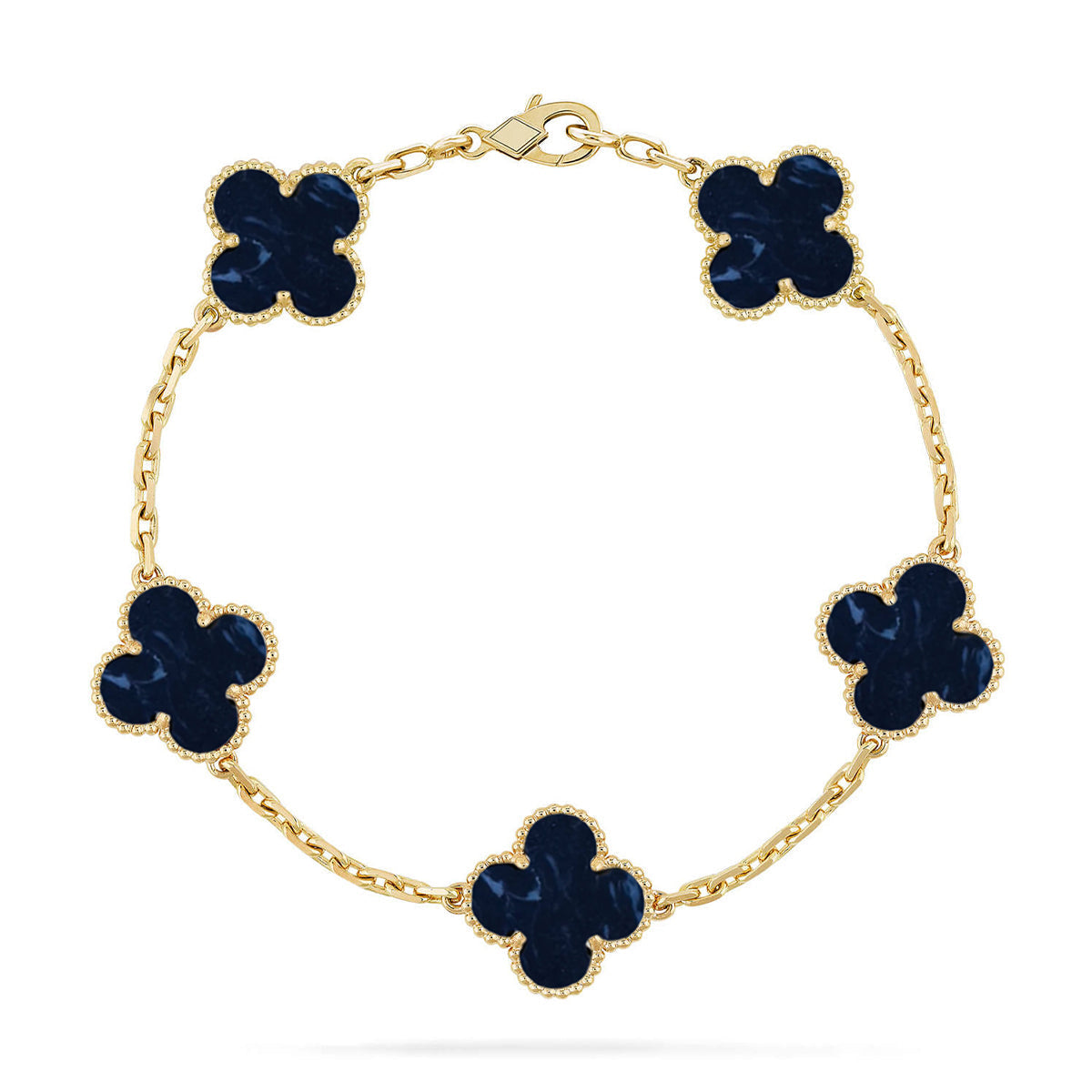 [⭐Seralia]CLOVER 5 MOTIF PIETERSITE BRACELET COLLECTION