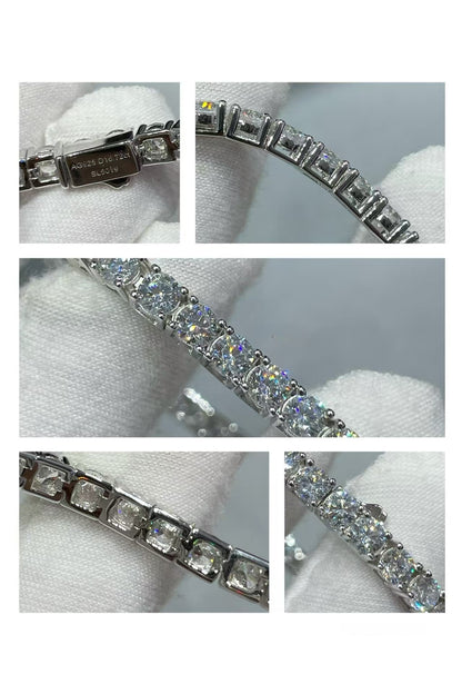 [⭐Seralia jewelrys]TENNIS BRACELET WITH FULL DIAMOND SETTING