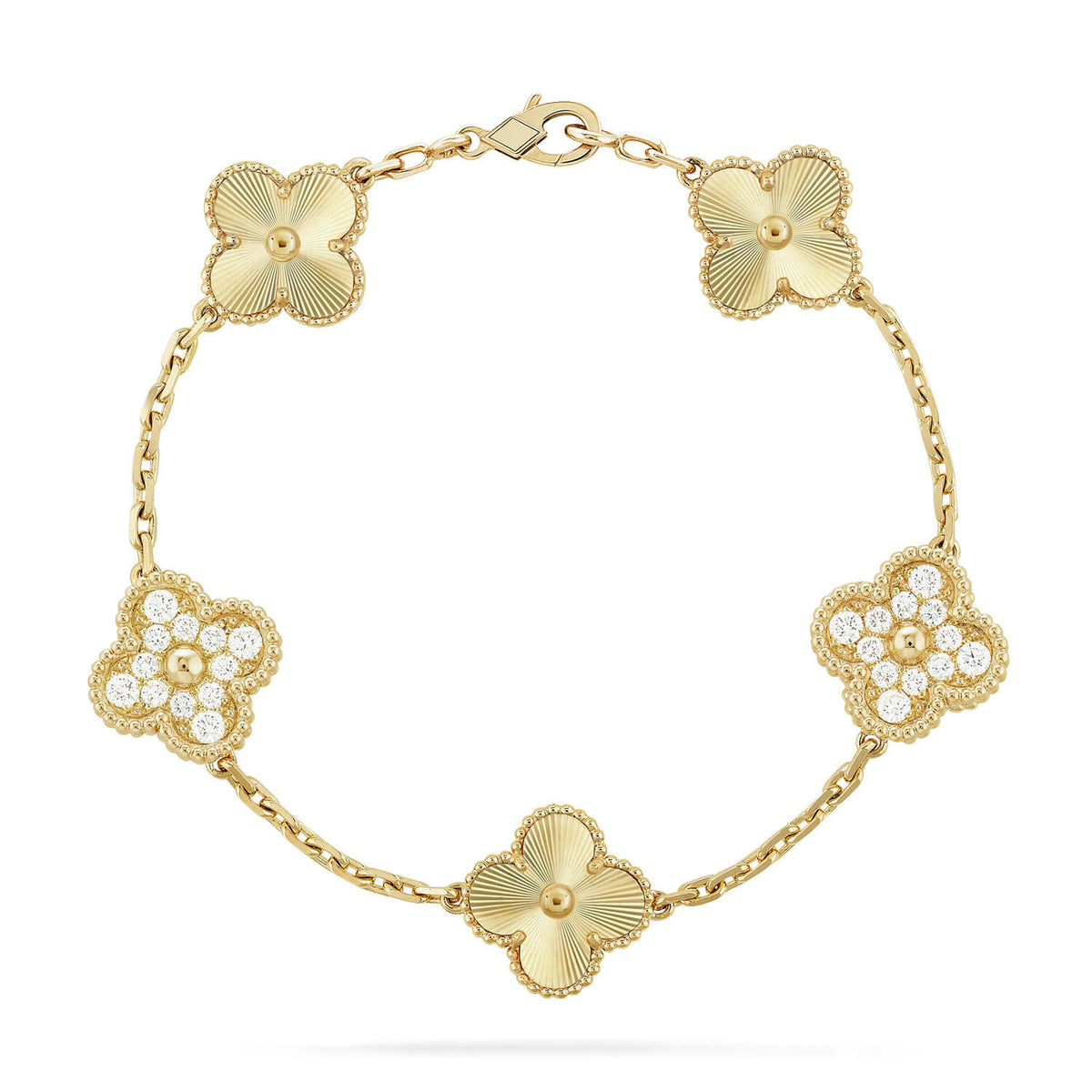 [⭐Seralia] CLOVER 5 MOTIF LASER BRACELET COLLECTION