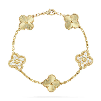 [⭐Seralia] CLOVER 5 MOTIF LASER BRACELET COLLECTION
