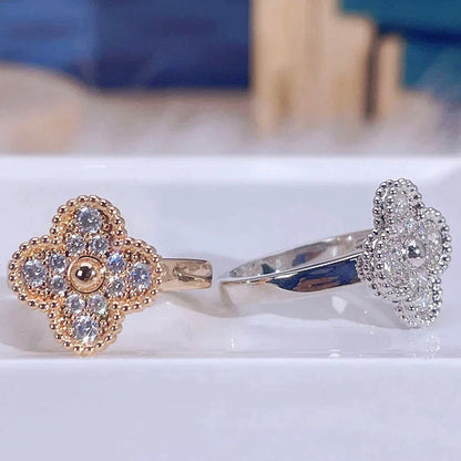 [⭐Seralia]CLOVER DIAMOND RING