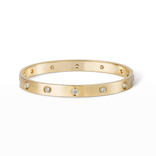 [⭐Seralia]LOVE BRACELET 6.1MM 10 DIAMONDS