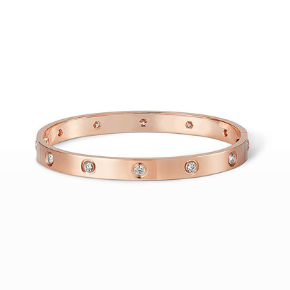 [⭐Seralia]LOVE BRACELET 6.1MM 10 DIAMONDS