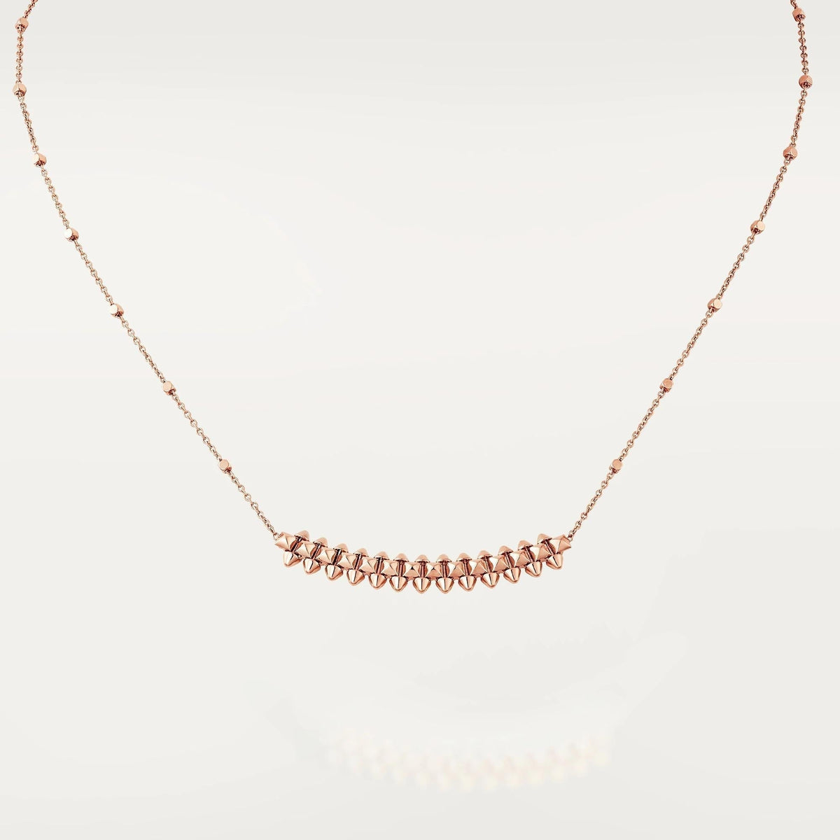 [⭐Seralia]CLASH PINK GOLD NECKLACE