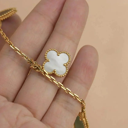 [⭐Seralia]LUCKY SPRING 5 MOTIF GOLD BRACELET