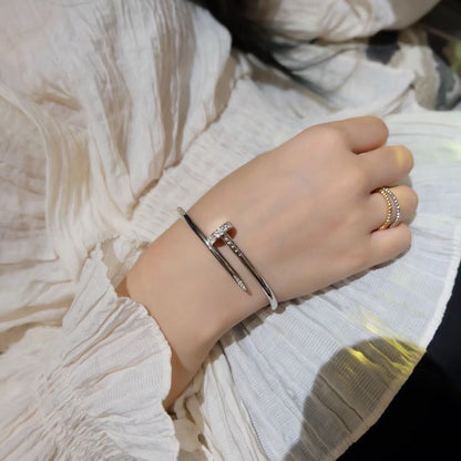 [⭐Seralia]JUSTE BRACELET 3.5MM DIAMONDS