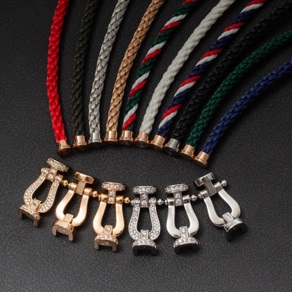 [⭐Seralia]FORCE LARGE HORSESHOE NO DIAMOND BRACELET ROSE GOLD