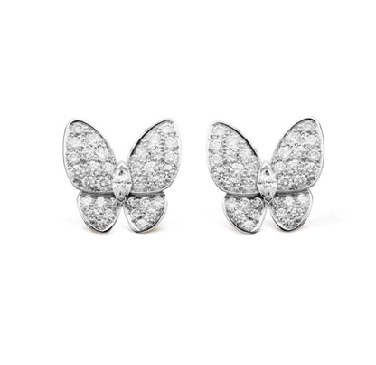 [⭐Seralia]BUTTERFLY ALL DIAMOND EARRINGS