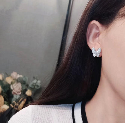[⭐Seralia]BUTTERFLY ALL DIAMOND EARRINGS