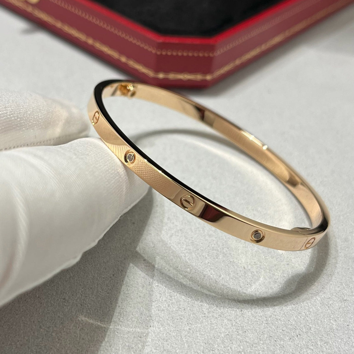 [⭐Seralia]LOVE BRACELET 3.65MM 6 DIAMONDS