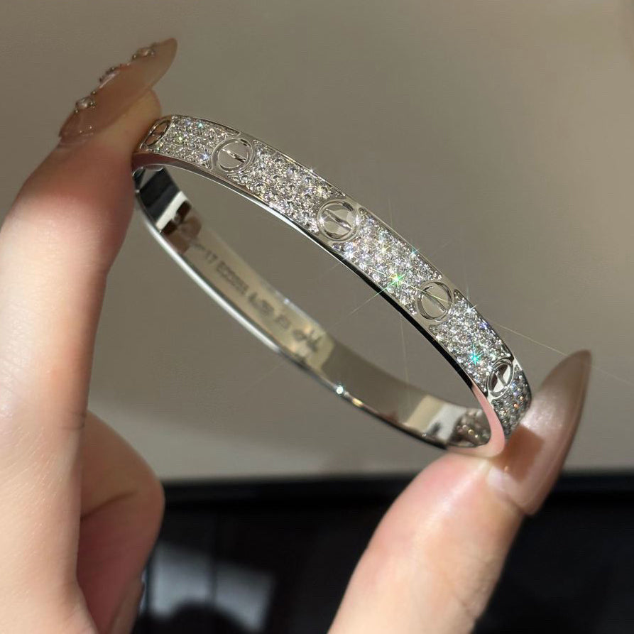 [⭐Seralia]LOVE BRACELET 6.1MM DIAMOND-PAVED