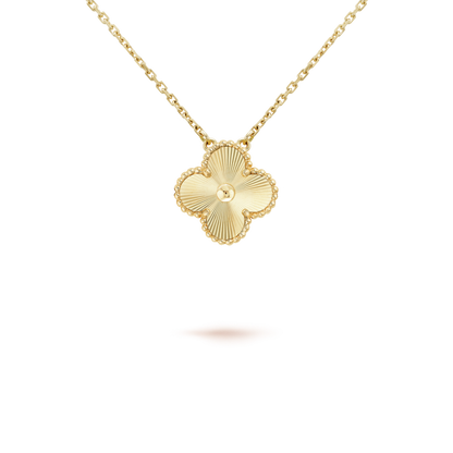 [⭐Seralia]CLOVER 15MM LASER NECKLACE