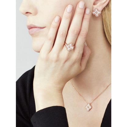 [⭐Seralia]CLOVER 15MM DIAMOND SINGLE FLOWER NECKLACE