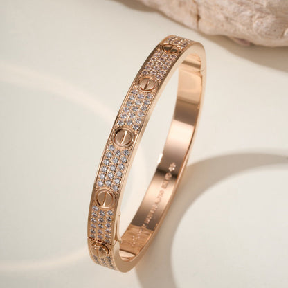[⭐Seralia]LOVE BRACELET 6.1MM DIAMOND-PAVED