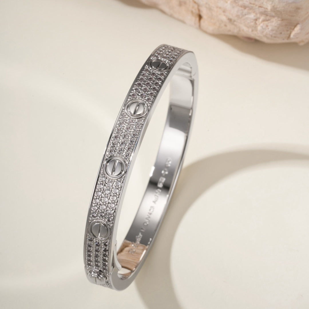 [⭐Seralia]LOVE BRACELET 6.1MM DIAMOND-PAVED