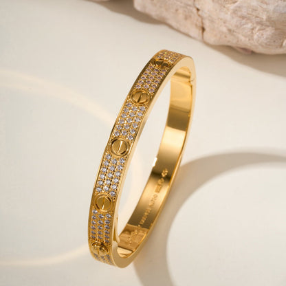 [⭐Seralia]LOVE BRACELET 6.1MM DIAMOND-PAVED