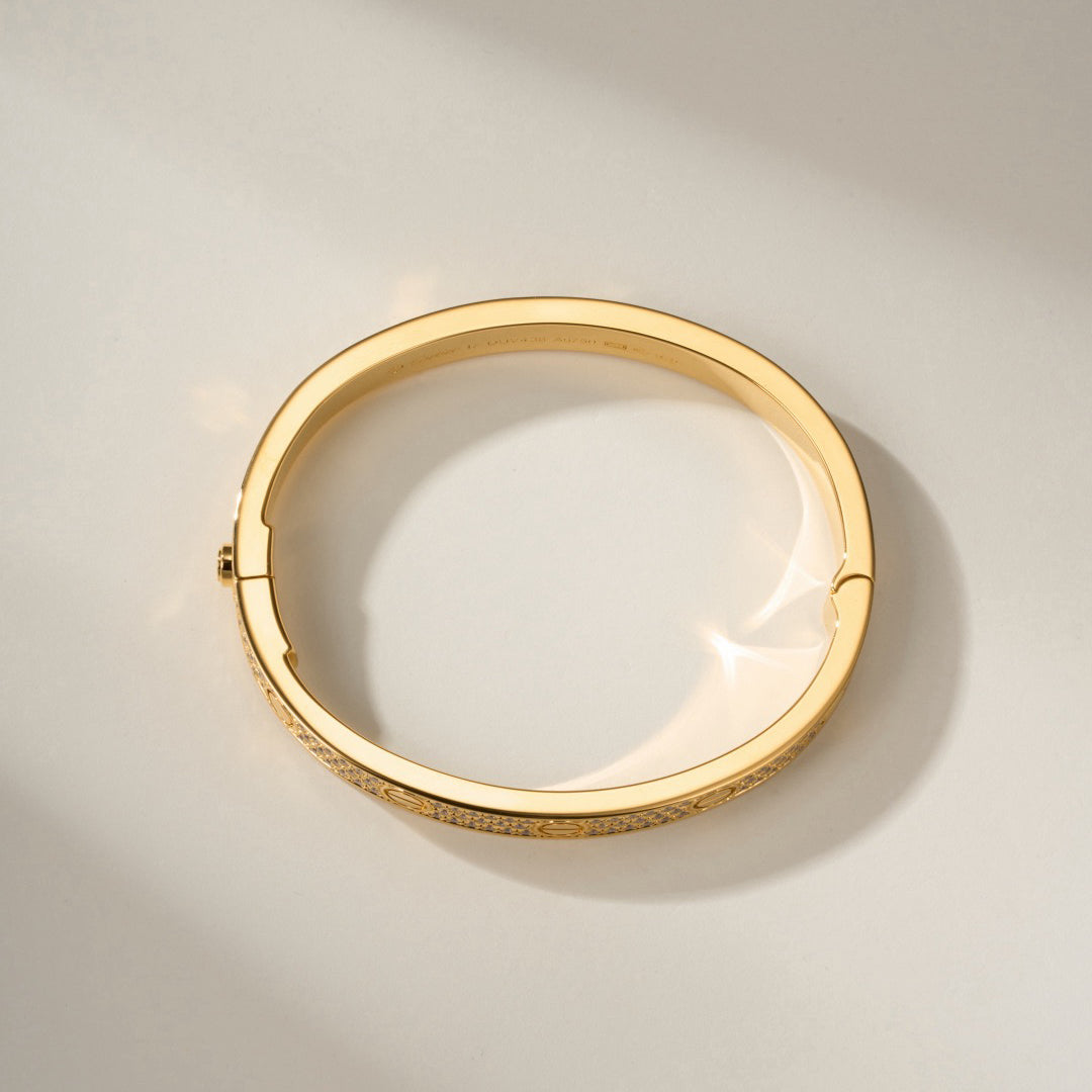 [⭐Seralia]LOVE BRACELET 6.1MM DIAMOND-PAVED