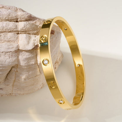 [⭐Seralia]LOVE BRACELET 6.1MM 4 DIAMONDS