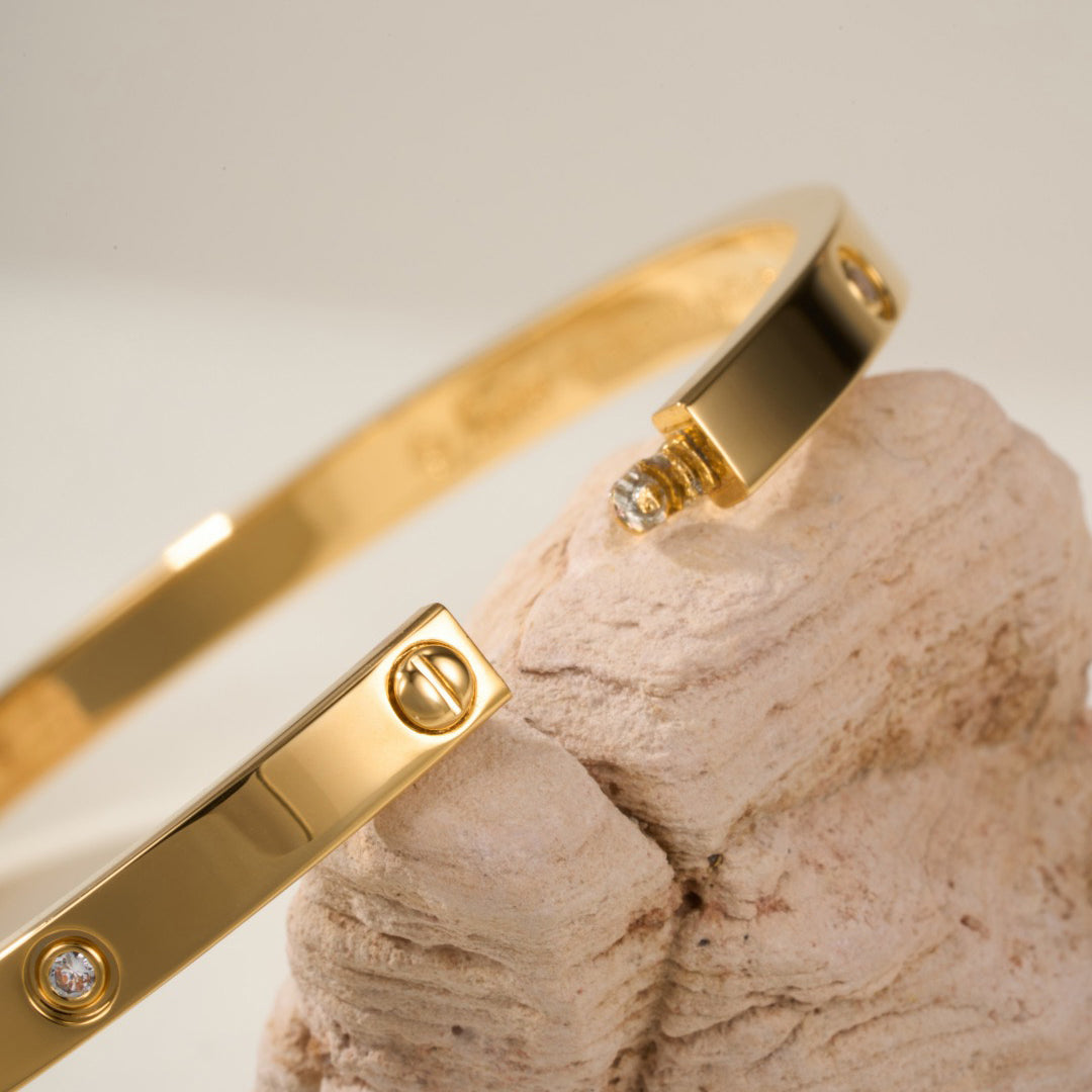 [⭐Seralia]LOVE BRACELET 3.65MM 6 DIAMONDS