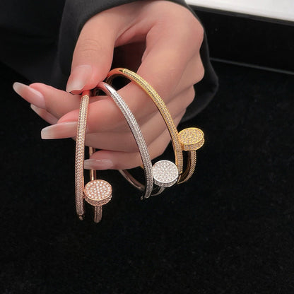 [⭐Seralia]JUSTE BRACELET 3.5MM ALL DIAMONDS