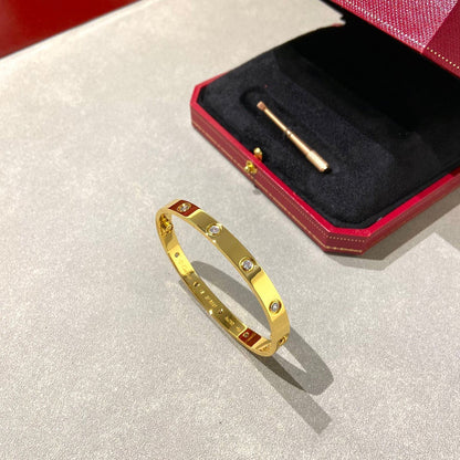 [⭐Seralia]LOVE BRACELET 6.1MM 10 DIAMONDS