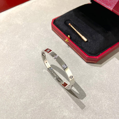 [⭐Seralia]LOVE BRACELET 6.1MM 10 DIAMONDS