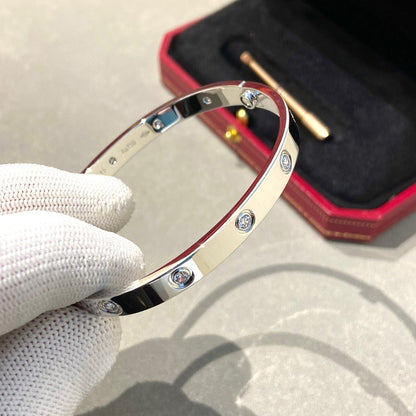 [⭐Seralia]LOVE BRACELET 6.1MM 10 DIAMONDS