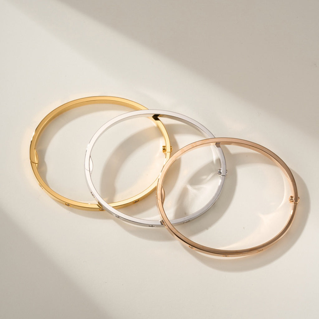 [⭐Seralia]LOVE BRACELET 3.65MM 10 DIAMONDS