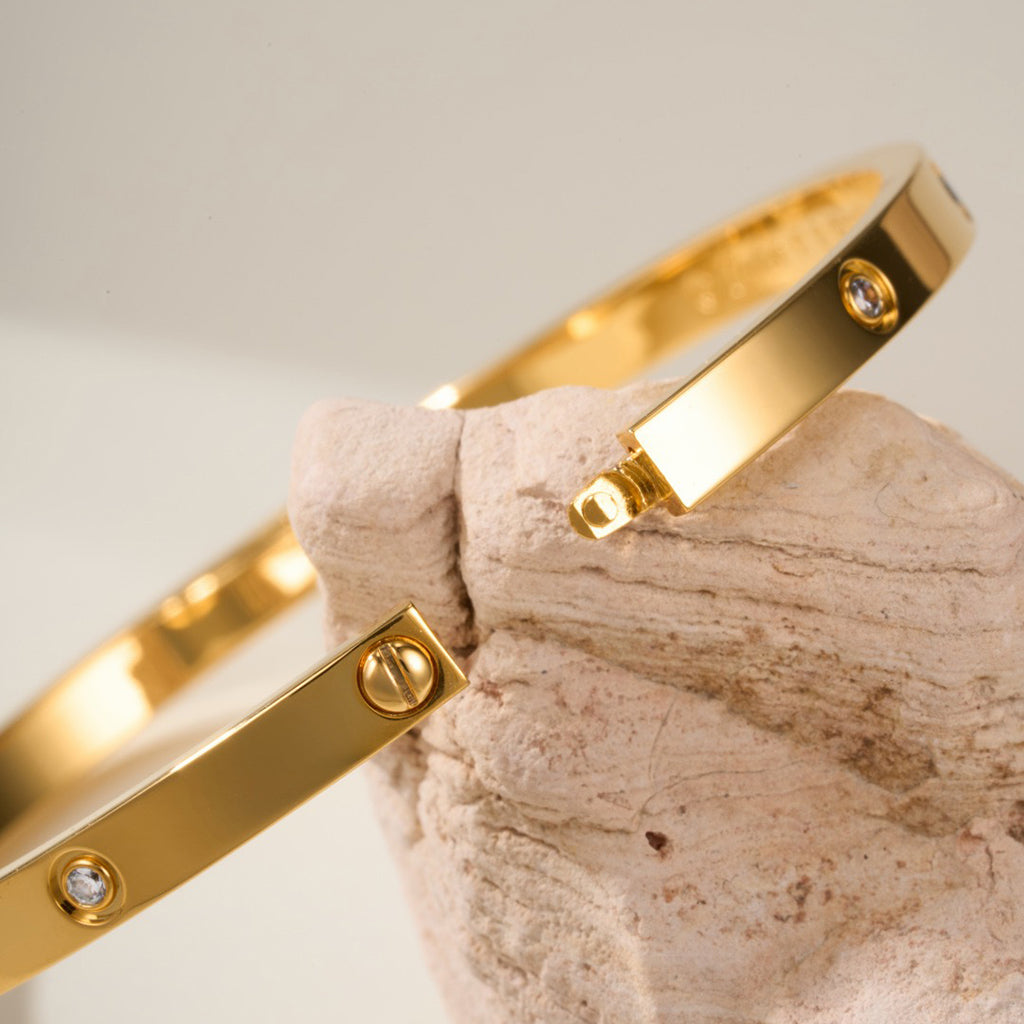 [⭐Seralia]LOVE BRACELET 3.65MM 10 DIAMONDS