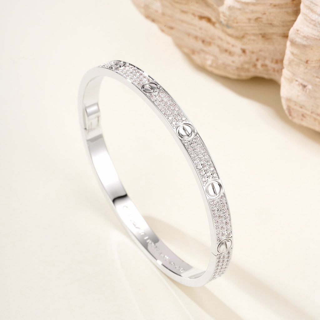 [⭐Seralia]LOVE BRACELET 4.8MM DIAMOND-PAVED