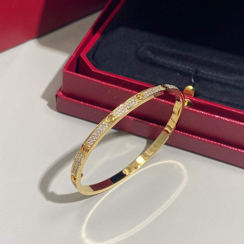 [⭐Seralia]LOVE BRACELET 3.65MM DIAMOND-PAVED