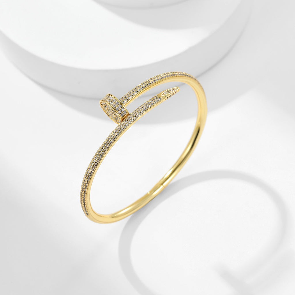 [⭐Seralia]JUSTE BRACELET 3.5MM ALL DIAMONDS