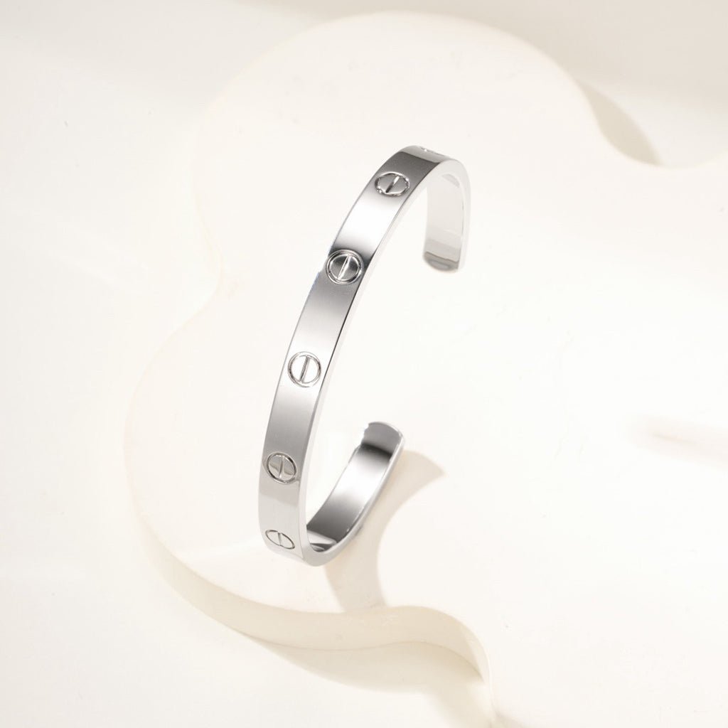 [⭐Seralia]LOVE BRACELET 6.1MM OPEN CUFF
