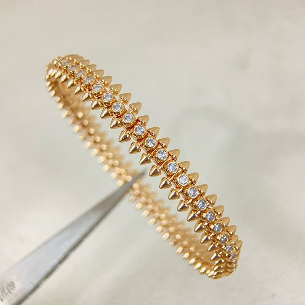 [⭐Seralia]CLASH  BRACELET 8MM DIAMONDS